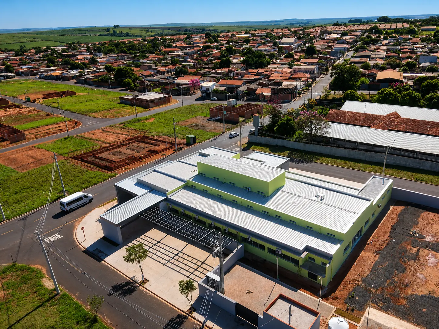 Unidade de saúde — obra da KACEL Engenharia (Institucional) em Jaú e região